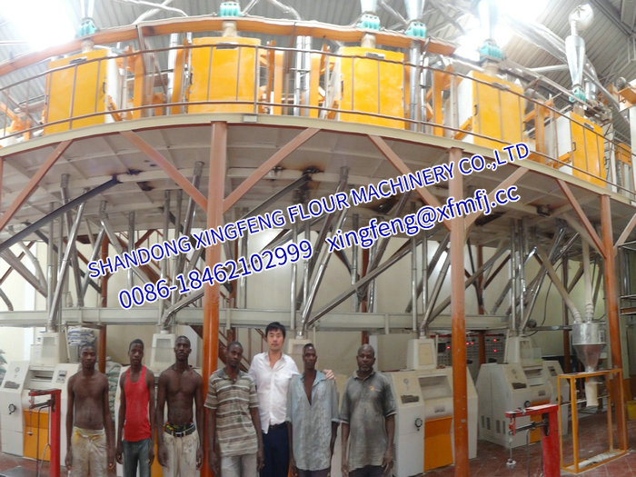 100-150T wheat flour milling machinery